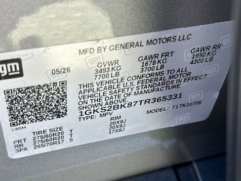 New 2026 GMC Yukon Elevation w/ Elevation Premium Package AWD/4WD image 38