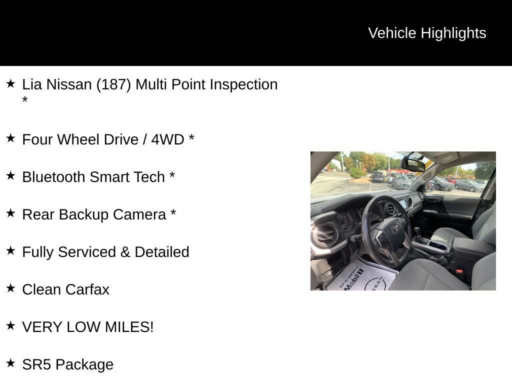 Used 2017 Toyota Tacoma SR5 w/ Tow Package AWD/4WD image 11