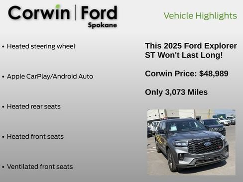 Used 2025 Ford Explorer ST AWD/4WD image 10