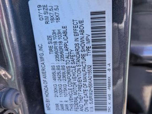 Used 2019 Honda CR-V EX image 24