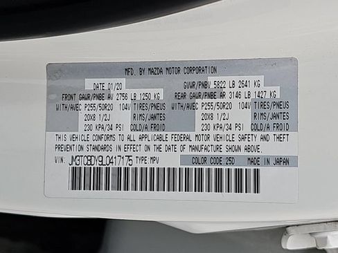 Used 2020 MAZDA CX-9 Grand Touring AWD/4WD image 38