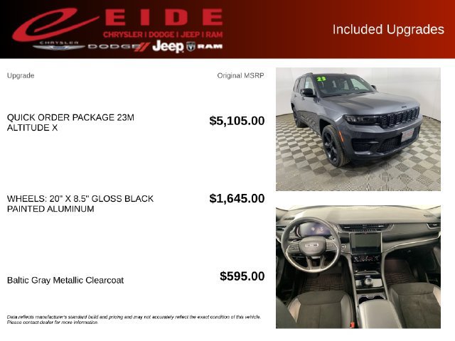 Used 2023 Jeep Grand Cherokee Altitude AWD/4WD image 13