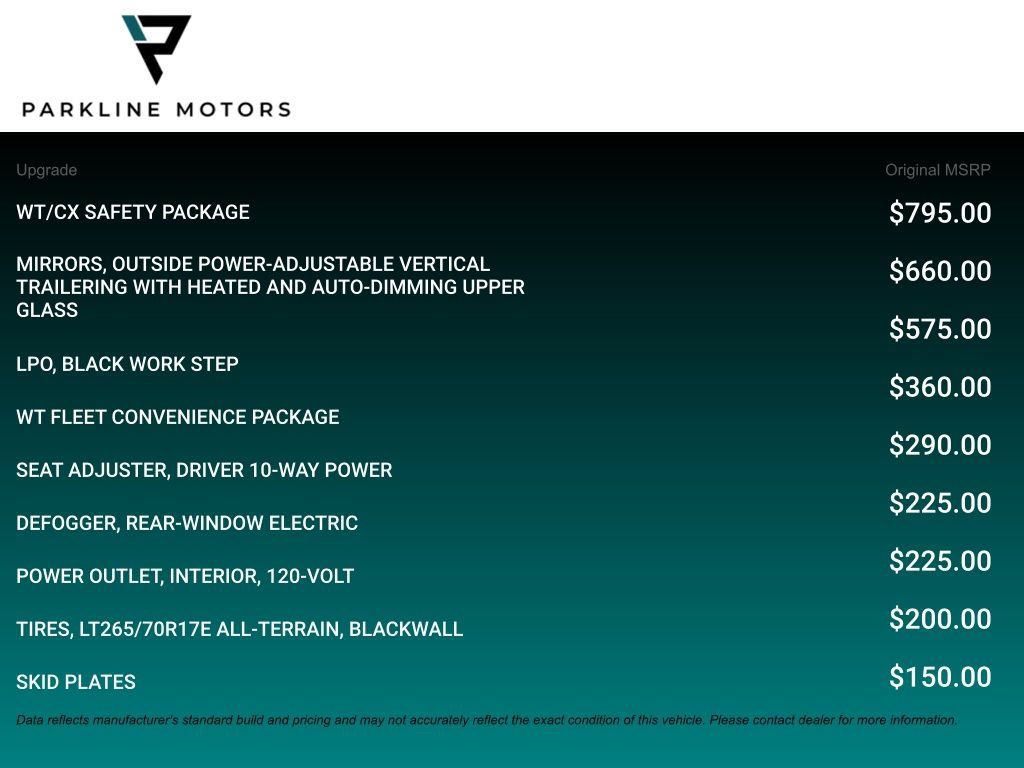 Used 2025 Chevrolet Silverado 2500 W/T w/ WT/CX Safety Package AWD/4WD image 12