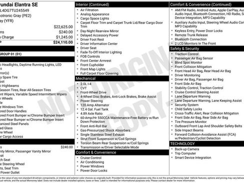 New 2026 Hyundai Elantra SE FWD image 6