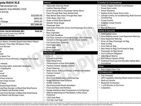 Used 2017 Toyota RAV4 XLE w/ Plus Special Value Package FWD image 41