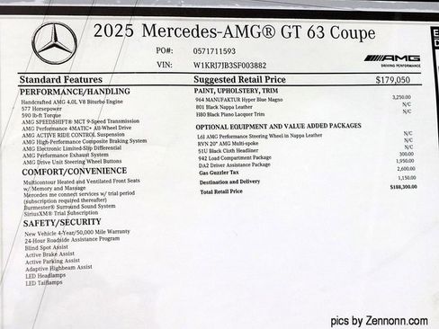 New 2025 Mercedes-Benz AMG GT 63 image 31
