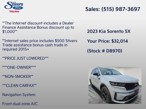 Used 2023 Kia Sorento SX AWD/4WD image 9