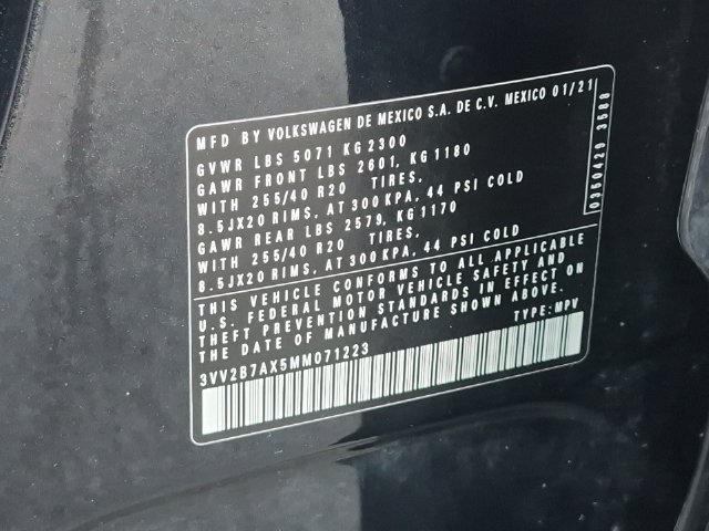 Used 2021 Volkswagen Tiguan SE R-Line AWD/4WD image 26