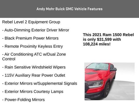 Used 2021 RAM 1500 Rebel w/ Level 2 Equipment Group image 8