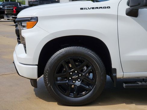 Used 2024 Chevrolet Silverado 1500 Custom w/ LPO, Dark Essentials Package RWD image 8
