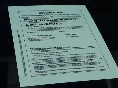 Used 2021 Nissan Titan PRO-4X w/ Pro-4x Convenience Package image 62