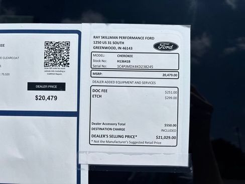 Used 2019 Jeep Cherokee Limited AWD/4WD image 3