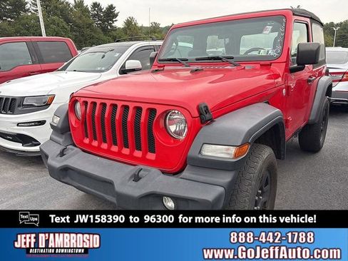 Certified 2018 Jeep Wrangler Sport AWD/4WD image 1