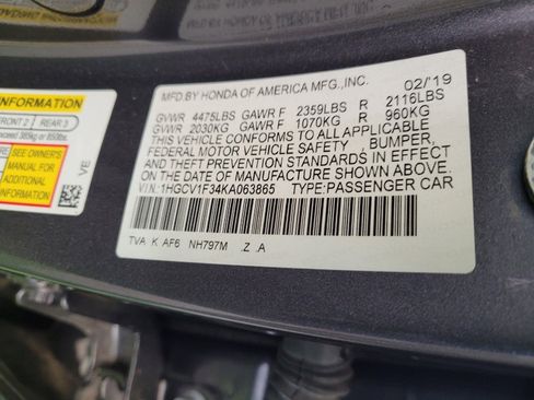 Used 2019 Honda Accord Sport image 33