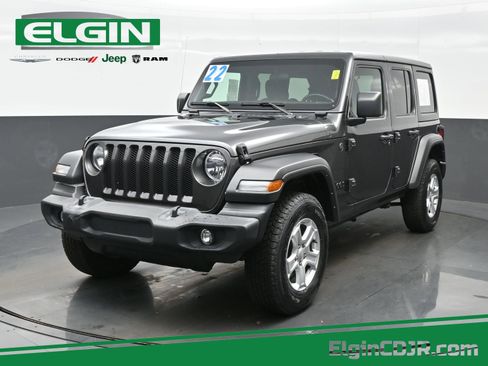 Used 2022 Jeep Wrangler Unlimited Sport image 1