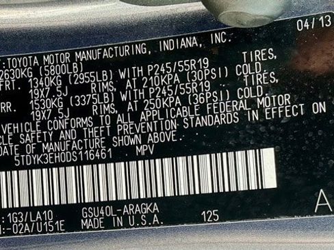 Used 2013 Toyota Highlander Limited image 30