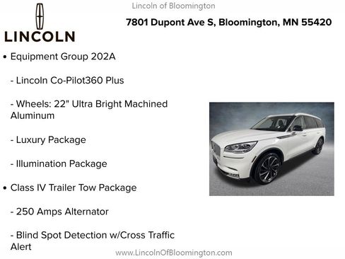 Used 2020 Lincoln Aviator Reserve w/ Equipment Group 202A AWD/4WD image 10