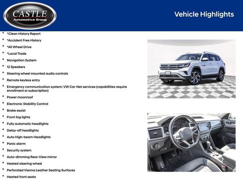 Used 2021 Volkswagen Atlas SEL Premium image 3