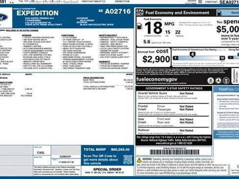 Used 2025 Ford Expedition Tremor AWD/4WD image 8