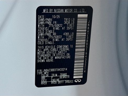 New 2026 INFINITI QX80 Luxe w/ Cargo Package image 44