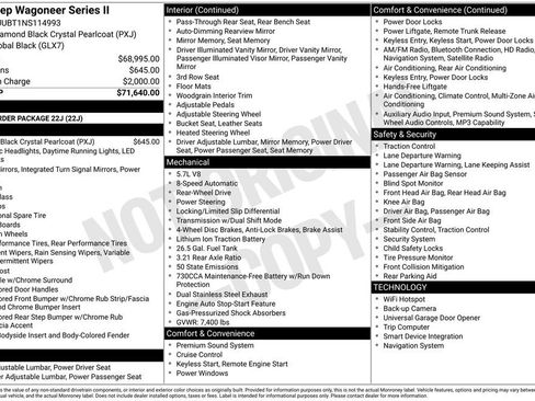 Used 2022 Jeep Wagoneer Series II image 36