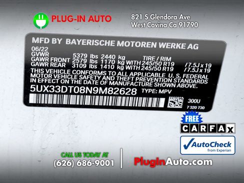 Used 2022 BMW X4 xDrive30i w/ M Sport Package 2 AWD/4WD image 9