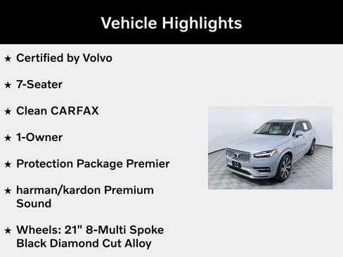 Certified 2024 Volvo XC90 T8 Plus w/ Protection Package Premier AWD/4WD image 5