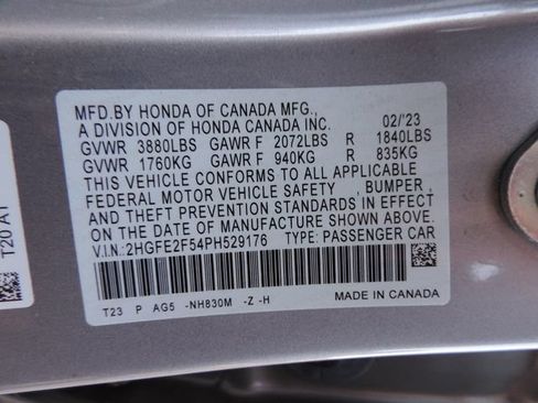 Used 2023 Honda Civic Sport image 13