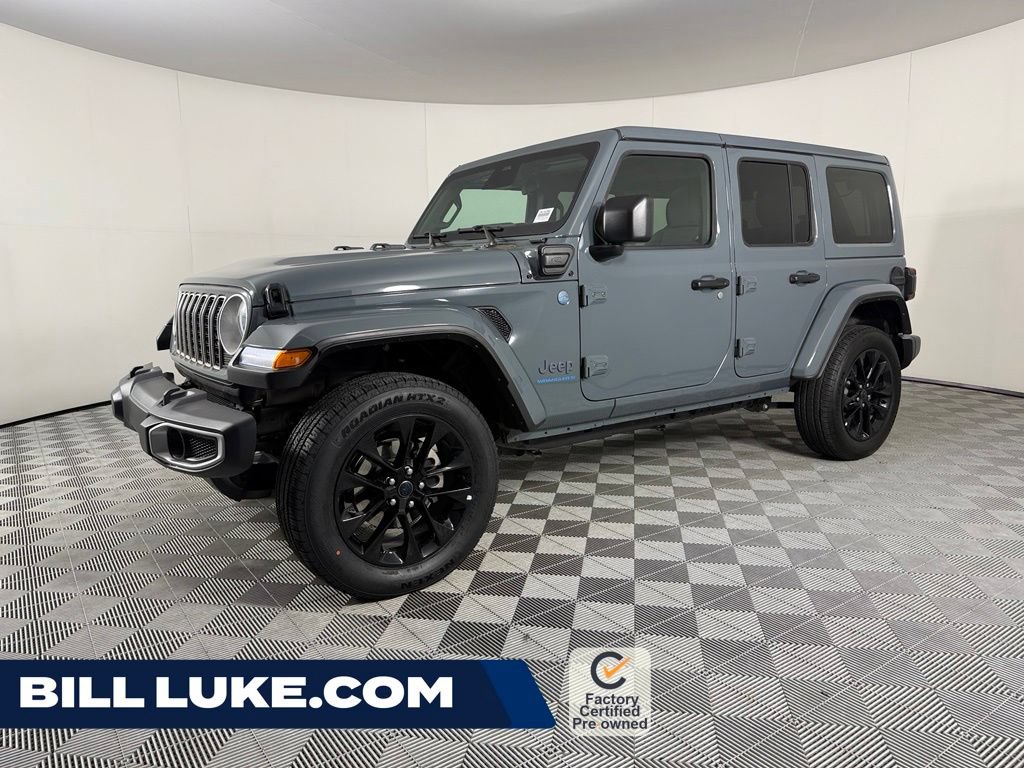 Certified 2025 Jeep Wrangler Unlimited Sahara w/ Safety Group AWD/4WD image 1