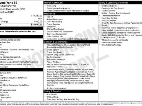 Used 2013 Toyota Yaris SE image 12