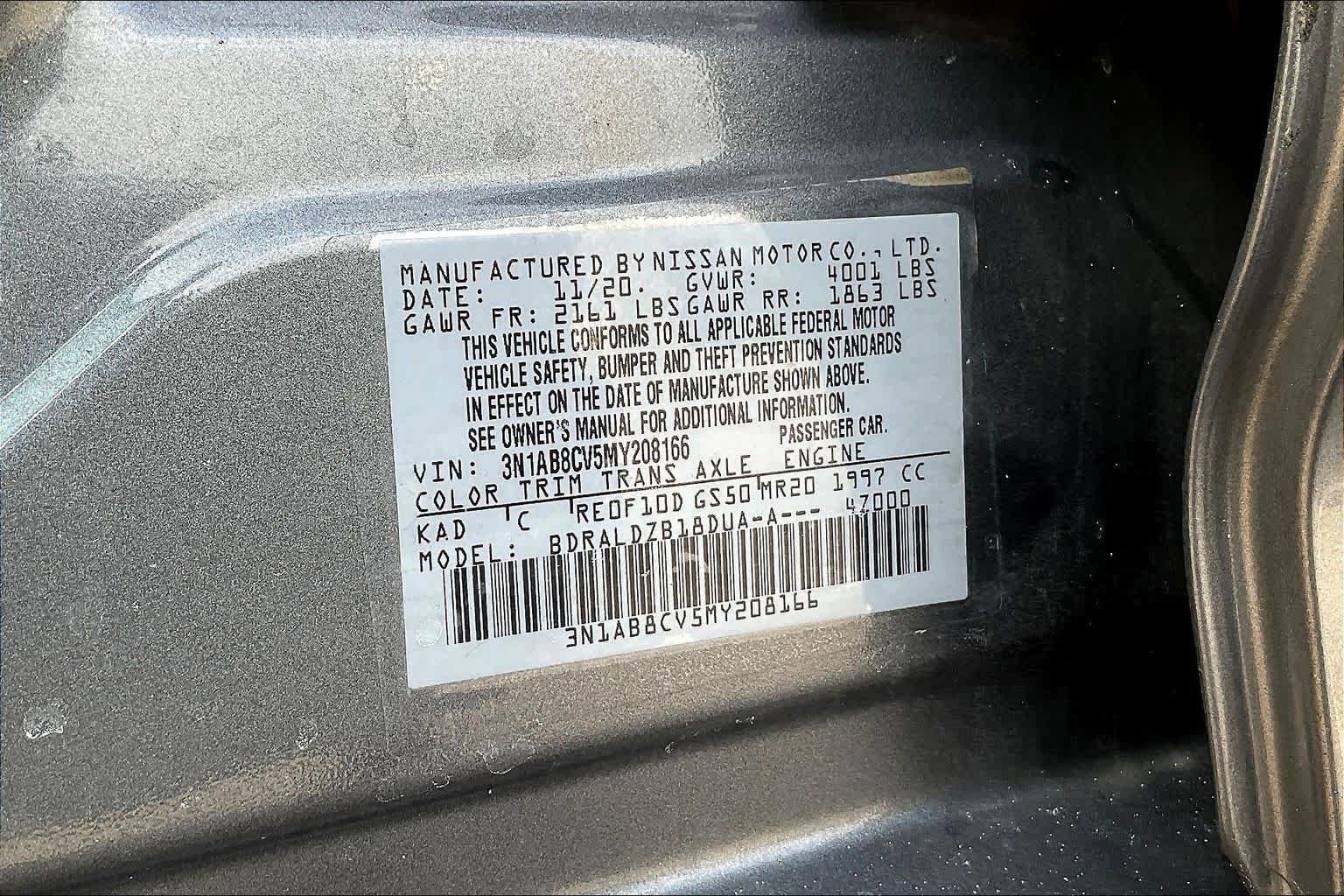 Used 2021 Nissan Sentra SV w/ SV Premium Package FWD image 34