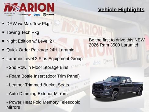 New 2026 RAM 3500 Laramie AWD/4WD image 5