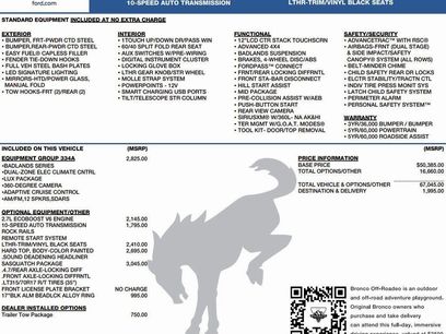 New 2025 Ford Bronco Badlands