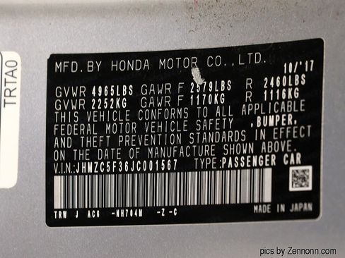 Used 2018 Honda Clarity Touring image 38