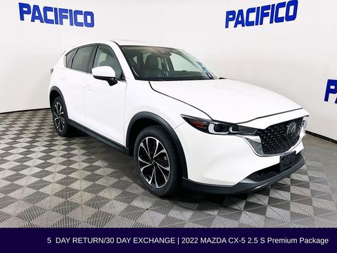 Used 2022 MAZDA CX-5 AWD 2.5 S w/ Premium Package image 1
