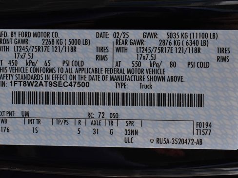 New 2025 Ford F250 XL w/ 360-Degree Camera Package image 2