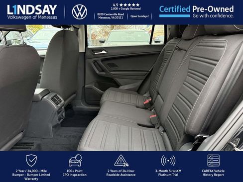 Certified 2022 Volkswagen Tiguan S w/ Driver Assistance Package image 11