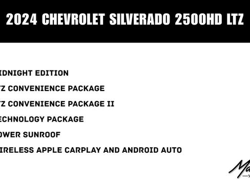 Used 2024 Chevrolet Silverado 2500 LTZ w/ LTZ Plus Package AWD/4WD image 2