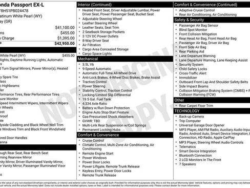 Used 2023 Honda Passport EX-L image 3