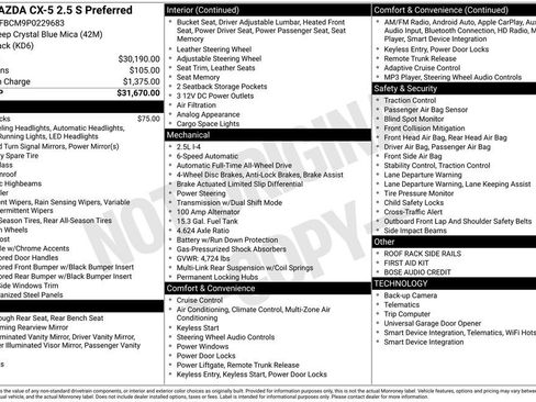 Certified 2023 MAZDA CX-5 AWD 2.5 S w/ Preferred Package image 24