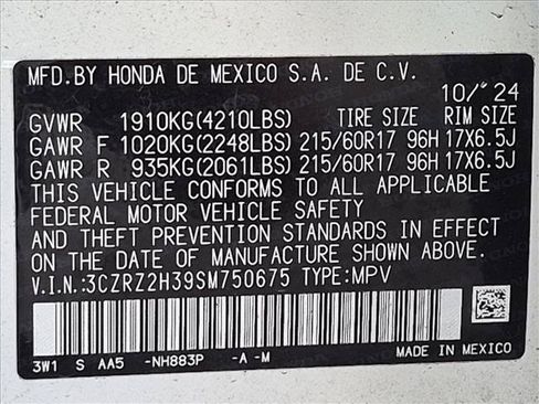 Used 2025 Honda HR-V LX image 23