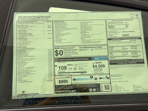 New 2026 BMW i4 eDrive40 w/ M Sport Package RWD image 32