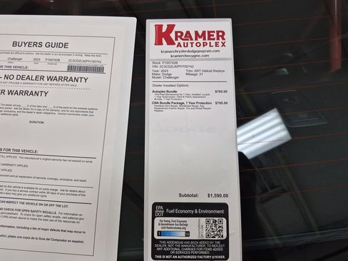 Used 2023 Dodge Challenger SRT Hellcat Redeye image 35