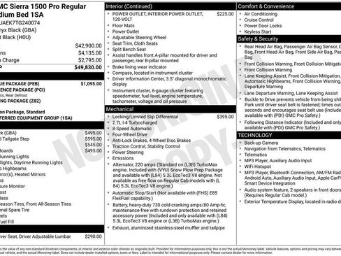 New 2026 GMC Sierra 1500 Pro w/ Pro Value Package AWD/4WD image 4