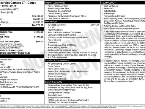 Used 2023 Chevrolet Camaro LT w/ Redline Edition RWD image 5