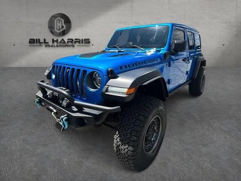 Used 2022 Jeep Wrangler Unlimited Rubicon 4xe w/ Cold Weather Group AWD/4WD image 1