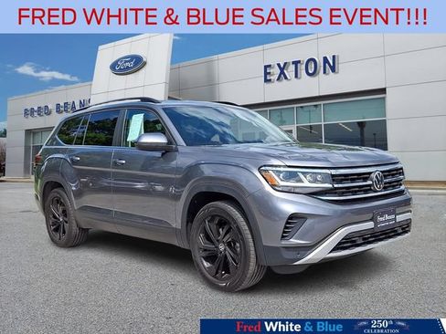 Used 2023 Volkswagen Atlas SE w/ Black Wheel Package AWD/4WD image 1
