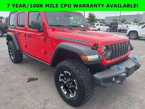 Certified 2025 Jeep Wrangler Unlimited Rubicon 4xe w/ Convenience Group AWD/4WD image 8