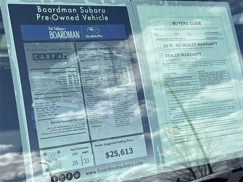 Used 2021 Subaru Forester Premium w/ Popular Package #1 image 30