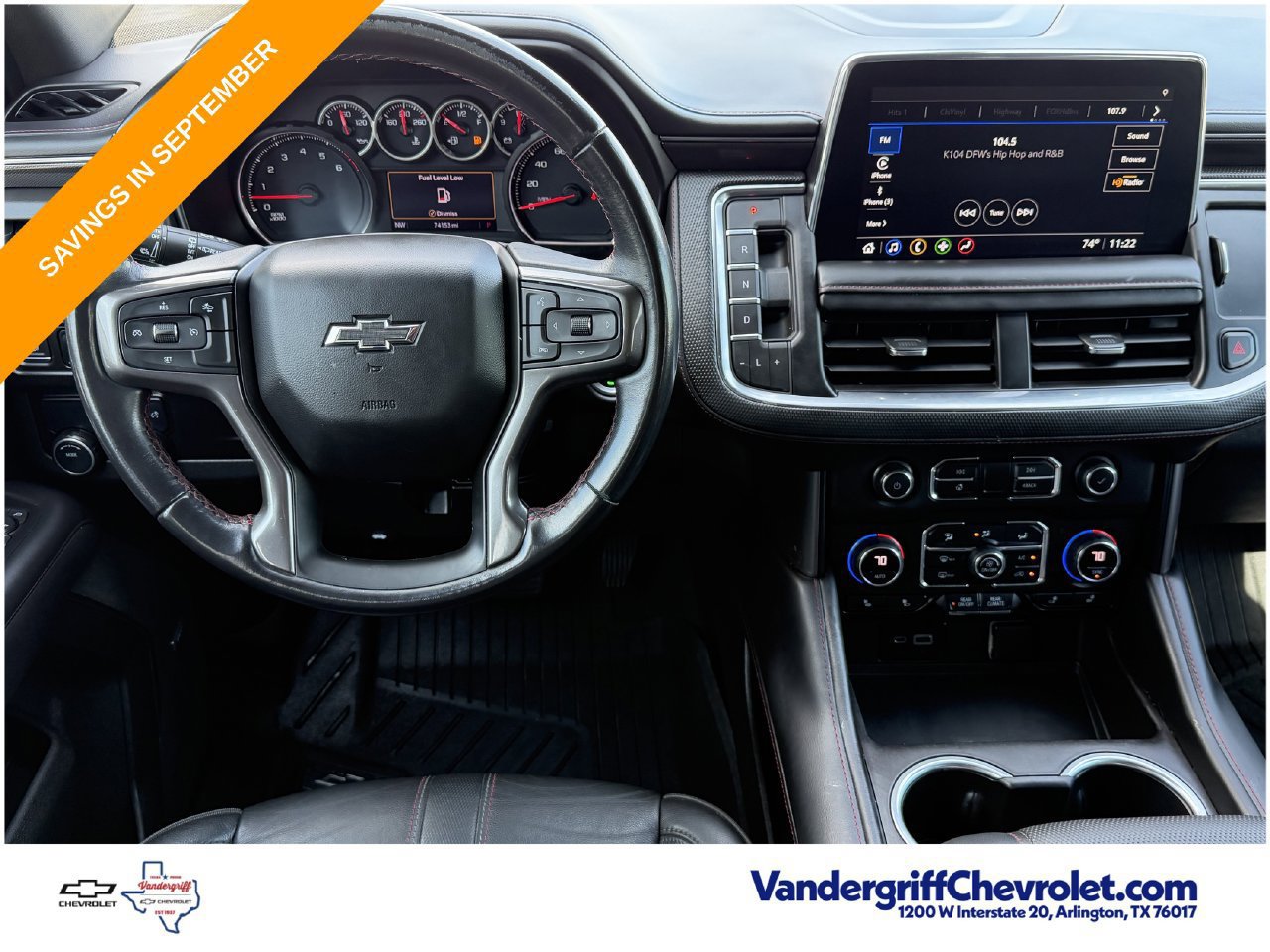 Used 2021 Chevrolet Tahoe RST RWD image 11